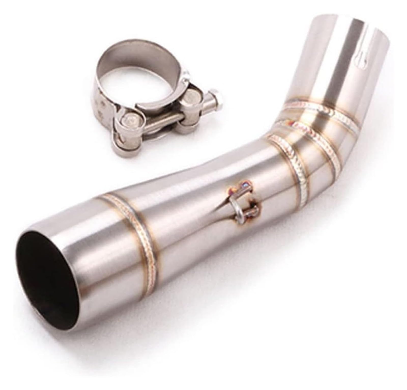 Motorrad Auspuff Tube Für Benelli 502C Motorrad Modifizierte Schalldämpfer Und Middle Link Tip Einlass 51 Mm Universal Slip On System Auspuffrohr(9) von SCBSTKBGGW