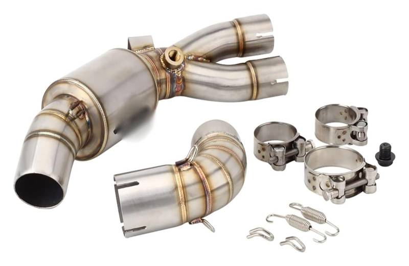 Motorrad Auspuff Tube Für CB 1000R CB1000R 2008-2014 2015 2016 Motorrad Slip-on Link Rohr Und Escape Katalysator Löschen Auspuffrohr von SCBSTKBGGW