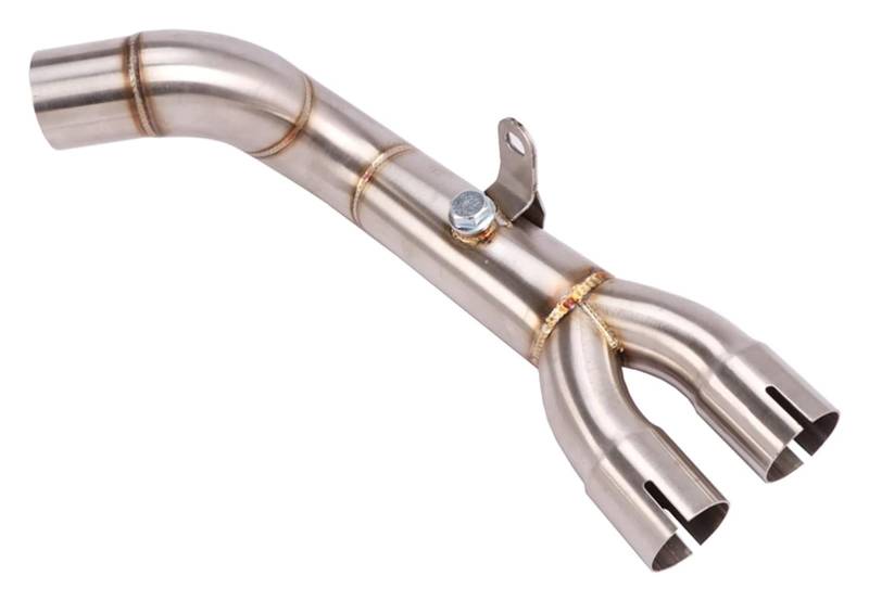 Motorrad Auspuff Tube Für CB1000R 2009-2017 2018 Motorrad Mid Link Slip Auf Original Schalldämpfer Löschen Katalysator Edelstahl Auspuffrohr(2) von SCBSTKBGGW
