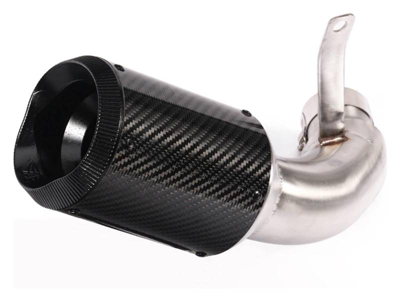 Motorrad Auspuff Tube Für CB1000R 2009-2018 Motorrad Slip On Auspuff Modifizierte Escape Carbon Faser Schalldämpfer Löschen Katalysator Mitte Link Rohr(1) von SCBSTKBGGW