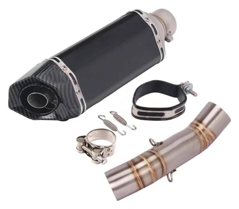 Motorrad Auspuff Tube Für CB400 CB 400 2018 2019 2020 2021 Motorradauspuff Motorradauspuff DB Mörder Flucht Moto Link Rohr(Type H) von SCBSTKBGGW