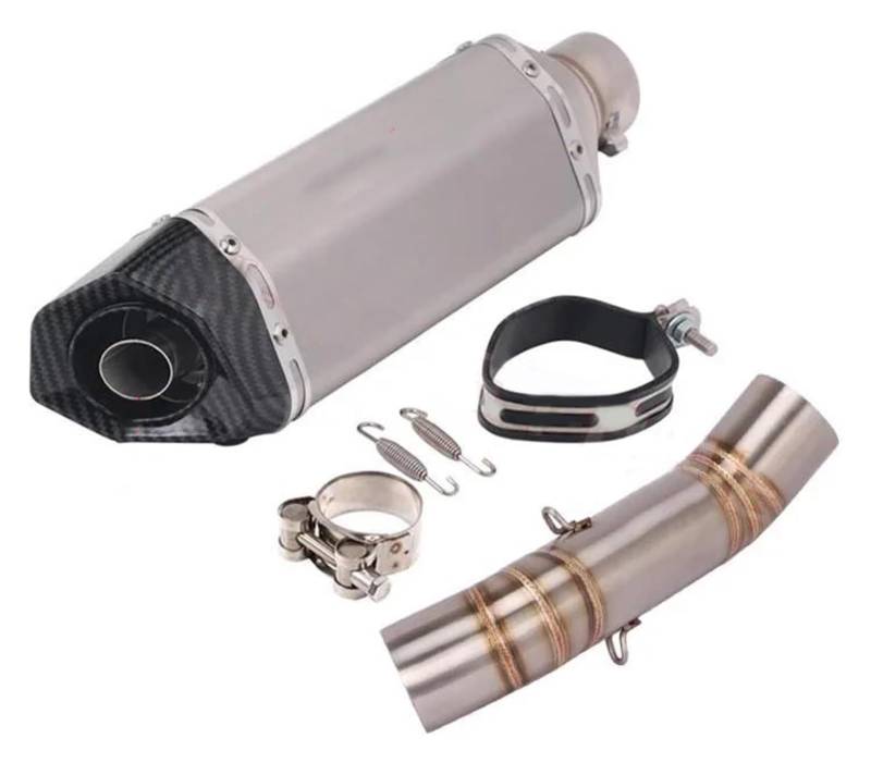 Motorrad Auspuff Tube Für CB400 CB 400 2018 2019 2020 2021 Motorradauspuff Motorradauspuff DB Mörder Flucht Moto Link Rohr(Type I) von SCBSTKBGGW