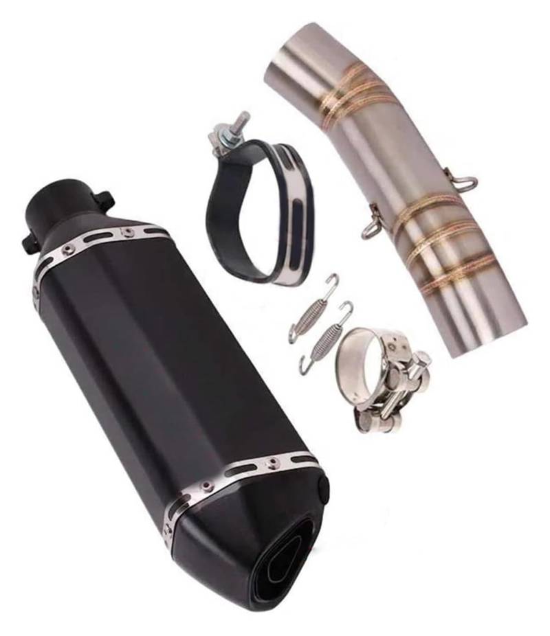 Motorrad Auspuff Tube Für CB500F CB 500 F 2016 2017 2018 2019 2020 2021 Motorradauspuff Auspuff DB Mörder Flucht Moto Link Rohr(Type C) von SCBSTKBGGW