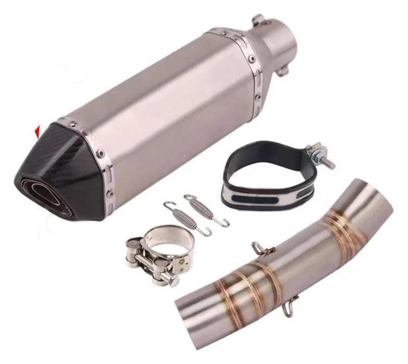 Motorrad Auspuff Tube Für CB500X CB 500 X 2018 2019 2020 2021 Motorradauspuff Motorradauspuff DB Mörder Flucht Moto Link Rohr von SCBSTKBGGW