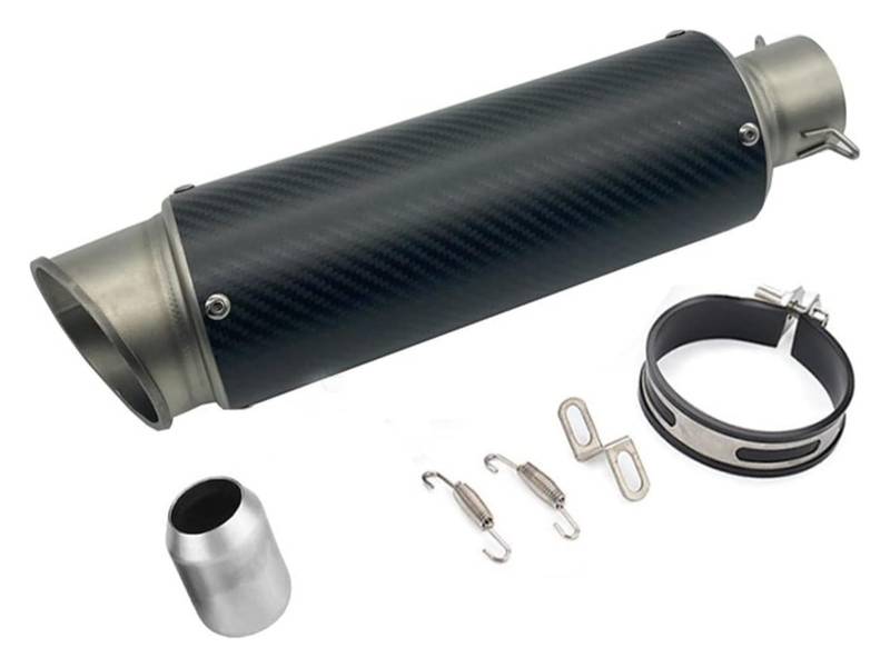 Motorrad Auspuff Tube Für CB650F CB1000R CBR250R CRF230 Auspuffrohr Universal Motorrad 51MM Schalldämpfer Escape(370mm 1) von SCBSTKBGGW