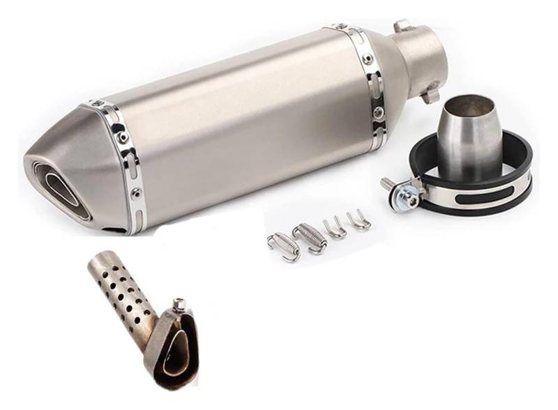 Motorrad Auspuff Tube Für CB650F CB1000R CBR250R CRF230 Auspuffrohr Universal Motorrad 51MM Schalldämpfer Escape(370mm 2) von SCBSTKBGGW