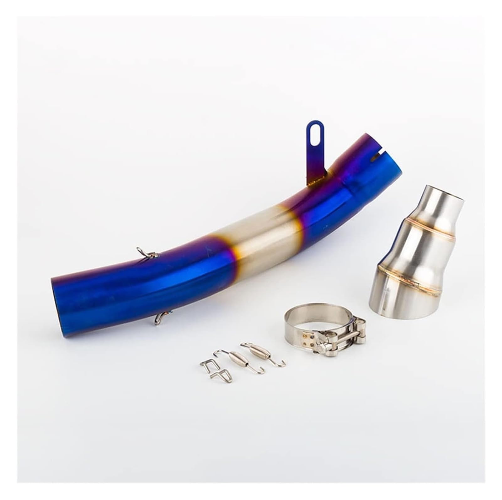 Motorrad Auspuff Tube Für CB650F CBR650F 2014-2018 CB650R CBR650 2019-2022 63mm Interface Motorrad Geändert Mittleren Link Slip Auf Auspuffrohr(2) von SCBSTKBGGW