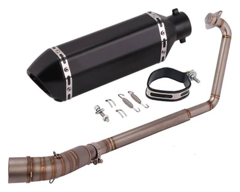 Motorrad Auspuff Tube Für CBR125 CBR125R CB125R PipeMotorcycle Geändert Volle System Link Carbon Faser Schalldämpfer Escape Slip Auf Auspuffrohr(1) von SCBSTKBGGW