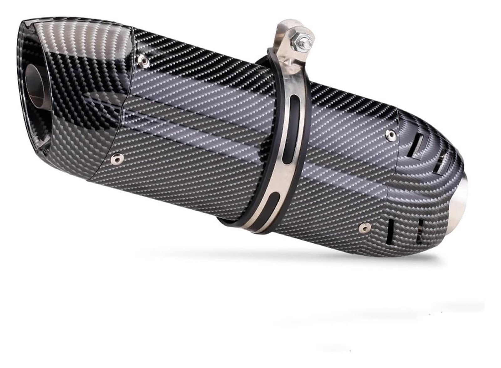 Motorrad Auspuff Tube Für CRF 230 CB650F CB1000R CBR250R Universal 51 MM Motorrad Schalldämpfer Escape Auspuffrohr Schalldämpfer(370mm 1) von SCBSTKBGGW