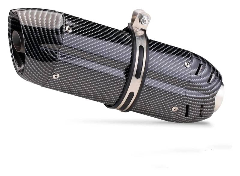 Motorrad Auspuff Tube Für CRF 230 CB650F CB1000R CBR250R Universal 51 MM Motorrad Schalldämpfer Escape Auspuffrohr Schalldämpfer(370mm 1) von SCBSTKBGGW