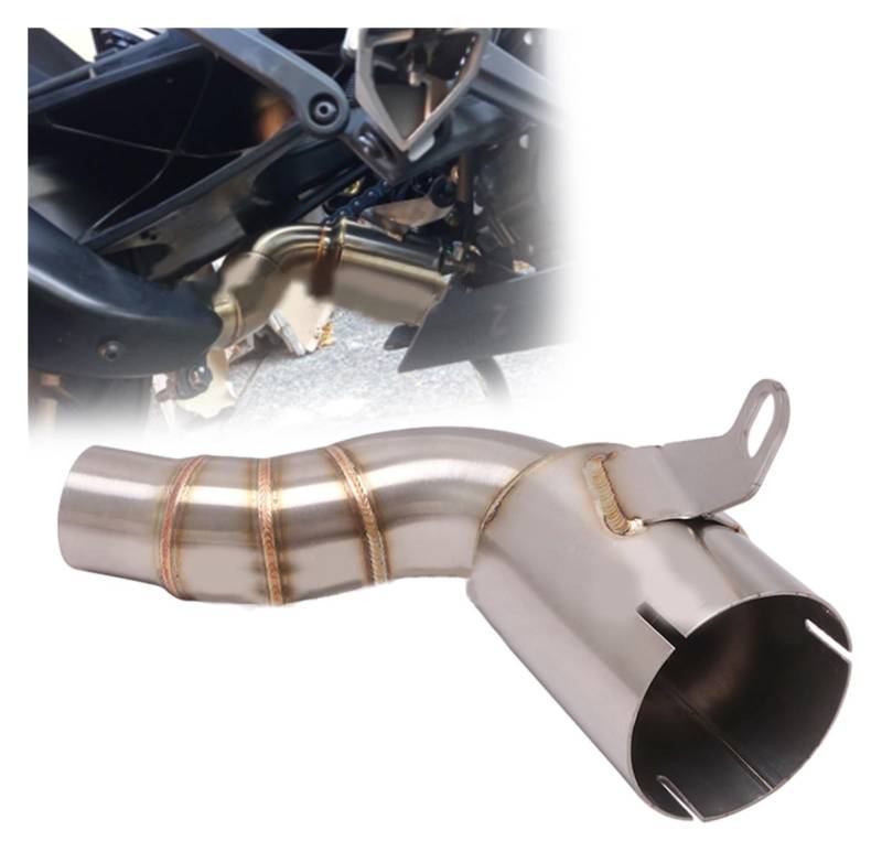 Motorrad Auspuff Tube Für H&usqvarna 401 Svartpilen Vitpilen 125 250 2020 2021 2022 Motorradauspuff Slip On Escape Middle Link Connect Schalldämpfer von SCBSTKBGGW