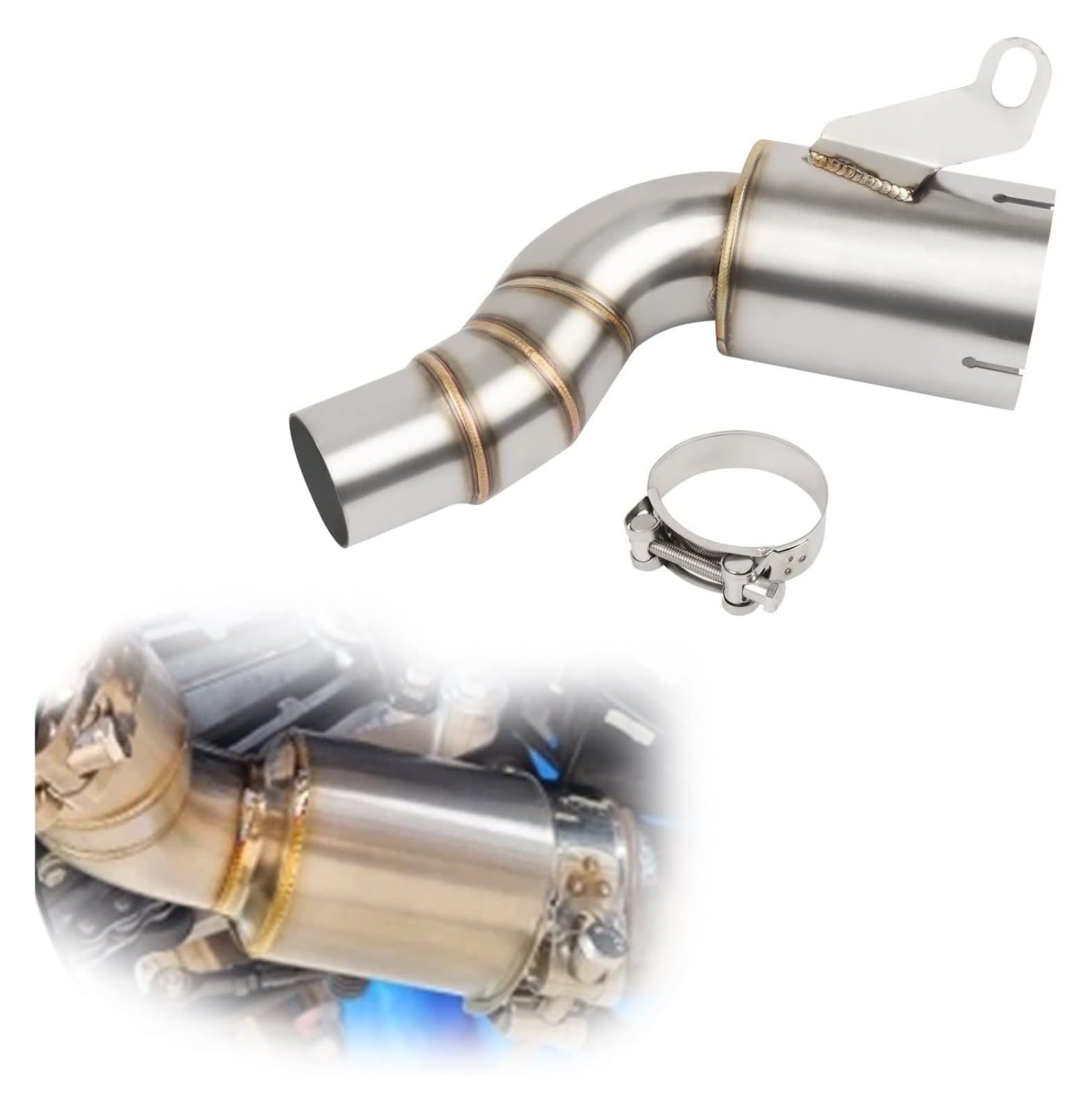 Motorrad Auspuff Tube Für H&usqvarna 401 VITPILEN 125 250 2020-2023 SVARTPILEN 401 2022 Motorradauspuff Escape Modify Katalysator Delete Pipe Kit Motorrad Auspuff Tube Für H&usqvarna 401 VITPILEN 125 250 2020-2023 SVARTPILEN 401 2022 Motorradauspuff Escape Modify Katalysator Delete Pipe Kit von SCBSTKBGGW