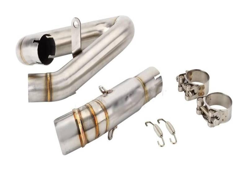 Motorrad Auspuff Tube Für Hornet CB600F 2007-2013 CBR600F Für Hornet 600 Escape Motorrad Katalysator Löschen Auspuff Link Rohr von SCBSTKBGGW