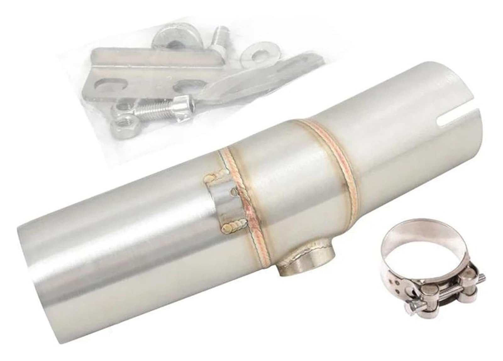 Motorrad Auspuff Tube Für K&awasaki ER-6F EX650 2006 2007 2008 2009 2010 2011 Motorradauspuff Modifizieren Sie DB-Killer-Schalldämpfer Escape Middle Link Pipe(Middle Link Pipe) von SCBSTKBGGW