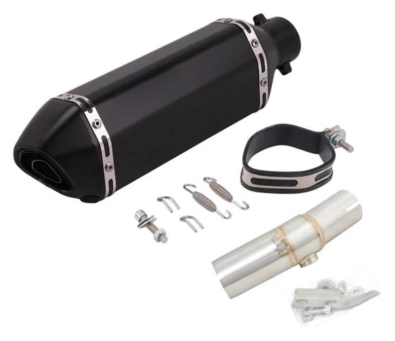 Motorrad Auspuff Tube Für K&awasaki ER-6F EX650 2006 2007 2008 2009 2010 2011 Motorradauspuff Modifizieren Sie DB-Killer-Schalldämpfer Escape Middle Link Pipe(Type A) von SCBSTKBGGW
