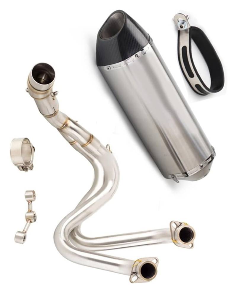 Motorrad Auspuff Tube Für K&awasaki ER6N ER6F Für VER&SYS 650 Z650 Für Ninja 650 2012-2022 Motorradauspuff Moto Auspuff Komplettsystem DB Verbindungsrohr(Multi-Colored F) von SCBSTKBGGW