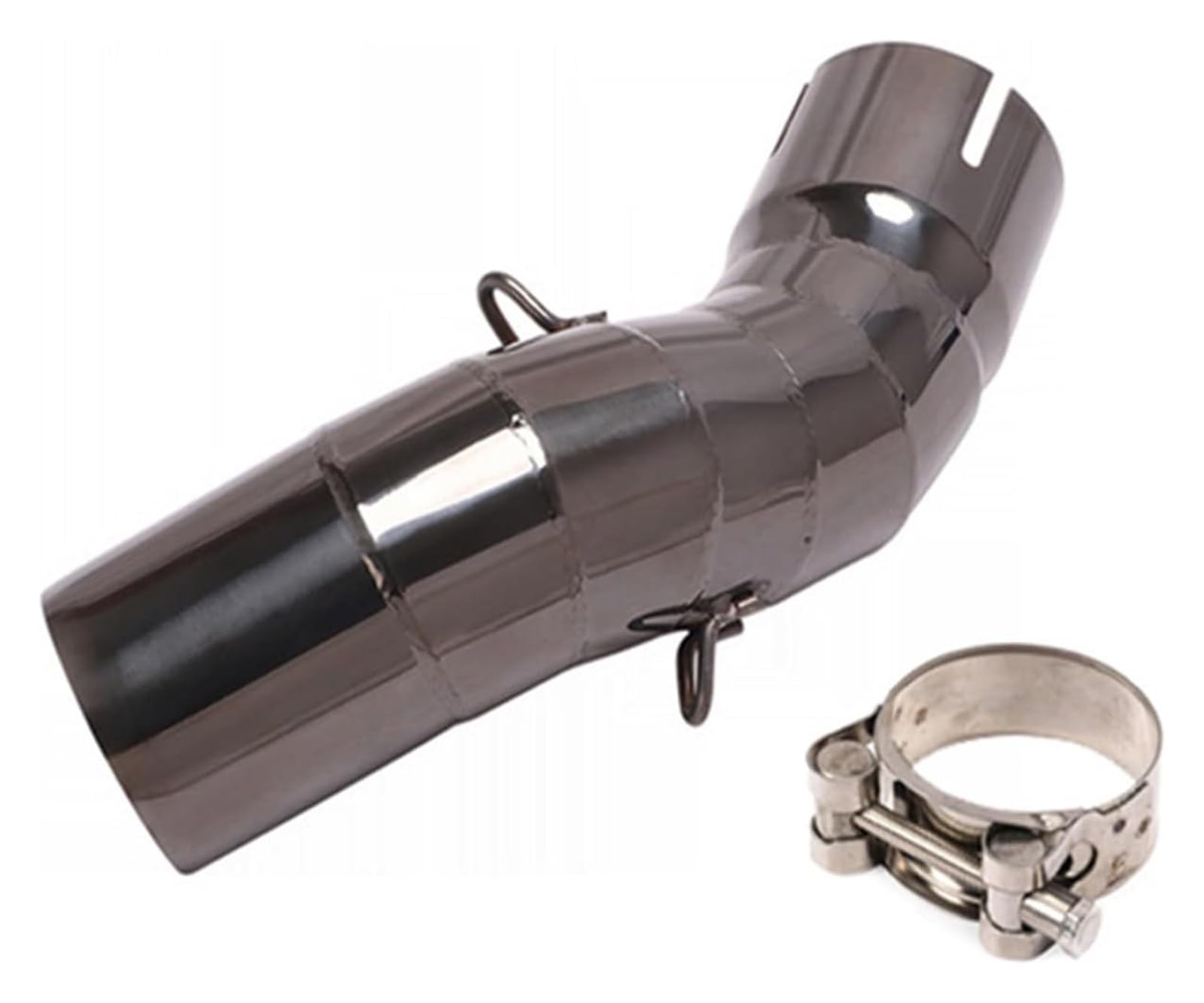Motorrad Auspuff Tube Für K&awasaki Z900 A2 Z900E 2017-2023 Motorradauspuff Schalldämpfer Escape Moto Modiifed Edelstahl Mid Link Pipe Auspuff Slip On(2017-2019 D) von SCBSTKBGGW