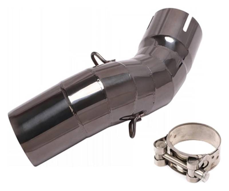 Motorrad Auspuff Tube Für K&awasaki Z900 A2 Z900E 2017-2023 Motorradauspuff Schalldämpfer Escape Moto Modiifed Edelstahl Mid Link Pipe Auspuff Slip On(2017-2019 D) von SCBSTKBGGW