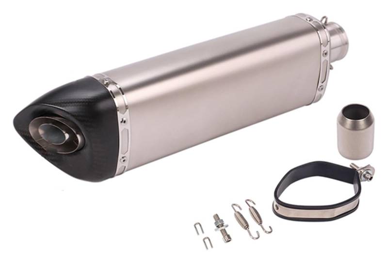 Motorrad Auspuff Tube Für K&awasaki Z900 Z 900 Motorradauspuff Universalrohr-Fluchtsysteme ATV Modifizieren Sie Den Carbonfaser-Spitzenschalldämpfer DB Killer(495mm) von SCBSTKBGGW