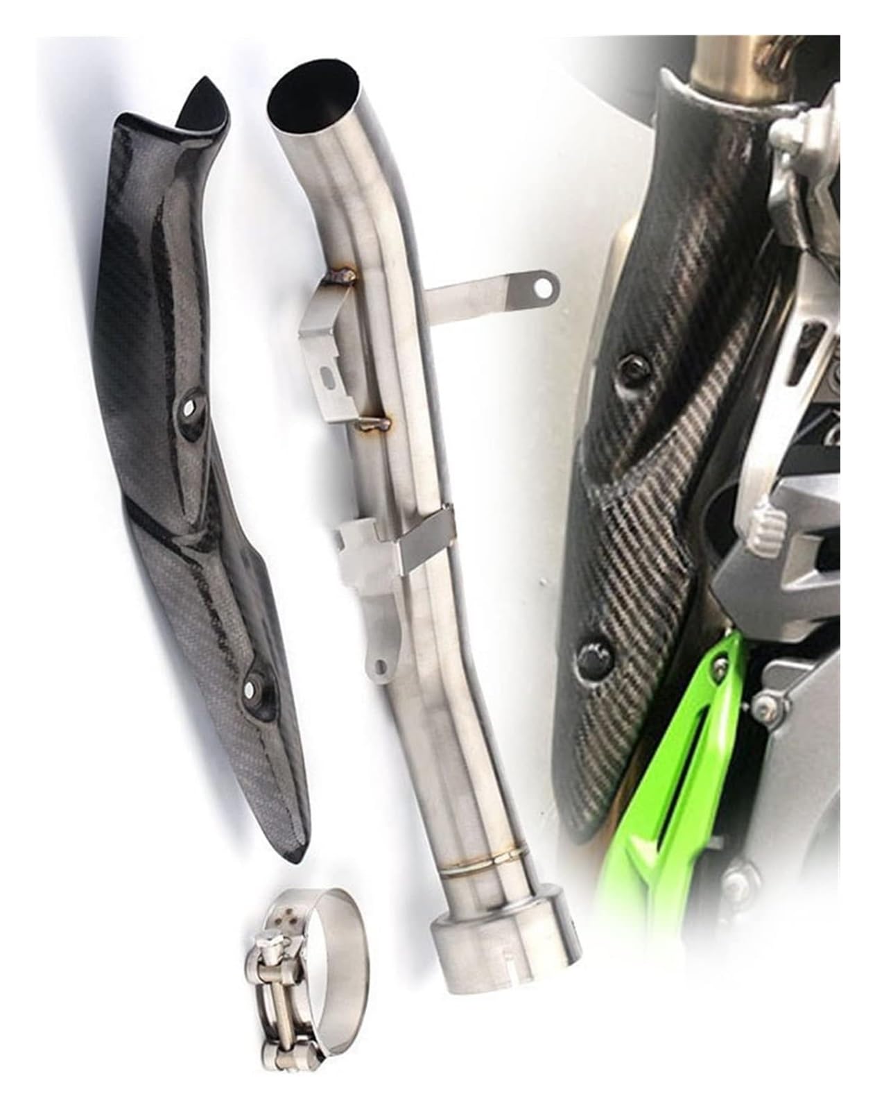 Motorrad Auspuff Tube Für K&awasaki Z900 Z900e 2017 2018 2019 2020 2021 Motorradauspuff Löschen Katalysator Escape Eliminator Mittelglied Slip On Motorrad Auspuff Tube Für K&awasaki Z900 Z900e 2017 2018 2019 2020 2021 Motorradauspuff Löschen Katalysator Escape Eliminator Mittelglied Slip On von SCBSTKBGGW