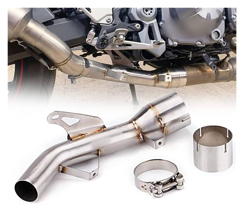 Motorrad Auspuff Tube Für K&awasaki Z900 Z900e 2017 2018 2019 2020 Motorradauspuff Escape Modified Slip On Mid Link Pipe Katalysator Löschen Verbessert von SCBSTKBGGW