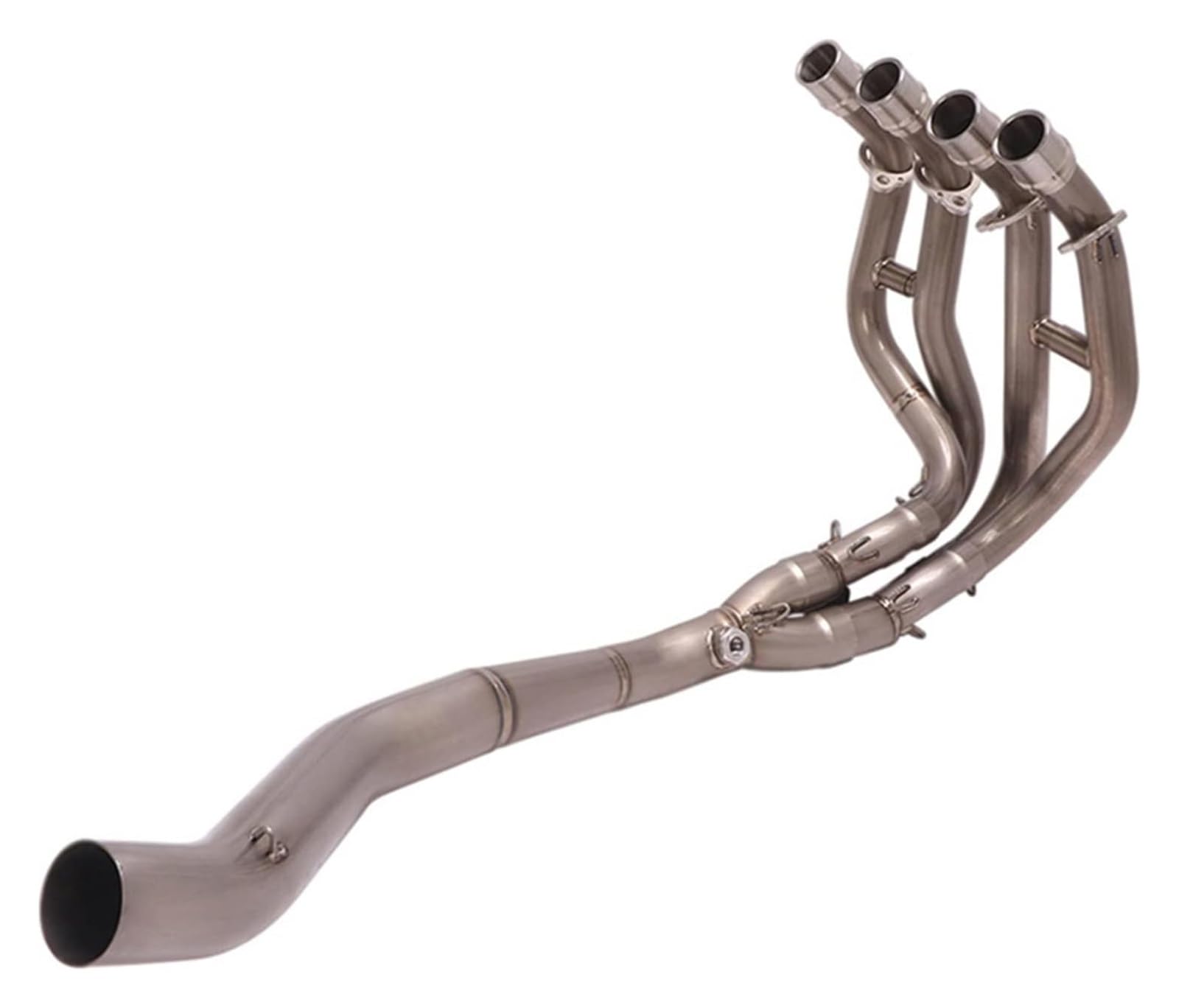 Motorrad Auspuff Tube Für K&awasaki ZX25R ZX-25R 51mm 2020 2021 2022 Escape Modified Front Link Pipe Slip On Auspuffkrümmer Auspuff Titanrohr(Titanium Alloy B) von SCBSTKBGGW