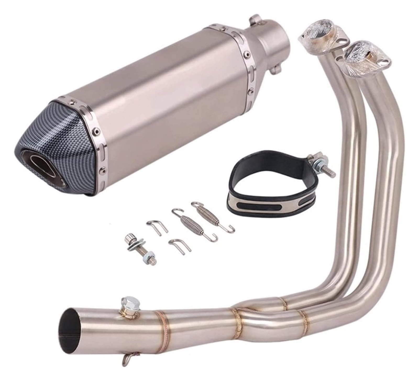 Motorrad Auspuff Tube Für Kawasaki Für Vulcan S650 650s VN650 EN650 Motorrad Schalldämpfer Escape Vorne Rohr Slip-On Volle Systeme Auspuff Modifiziert(10) von SCBSTKBGGW