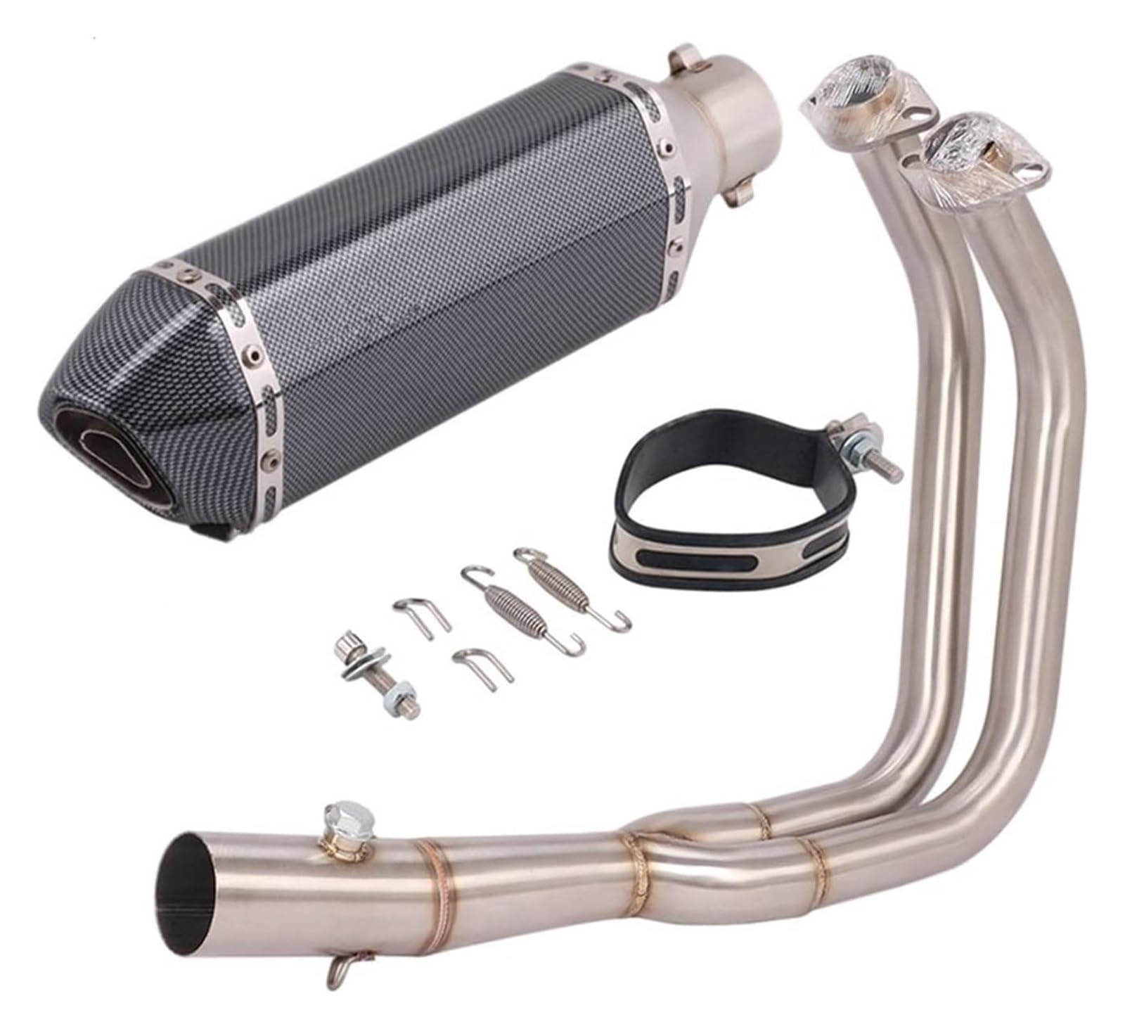 Motorrad Auspuff Tube Für Kawasaki Für Vulcan S650 650s VN650 EN650 Motorrad Schalldämpfer Escape Vorne Rohr Slip-On Volle Systeme Auspuff Modifiziert(5) von SCBSTKBGGW