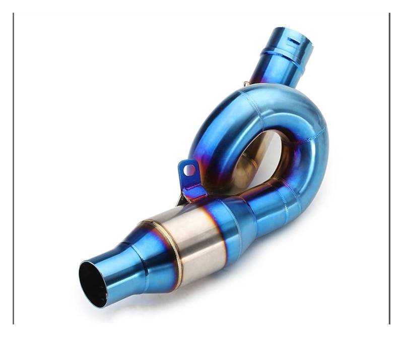 Motorrad Auspuff Tube Für Kawasaki Z800 Z750 ZX6R ZX636 ZX10R Motorrad Schalldämpfer Mittelstecker Adapter Ohne Auspuffrohr(for Z800 1) von SCBSTKBGGW
