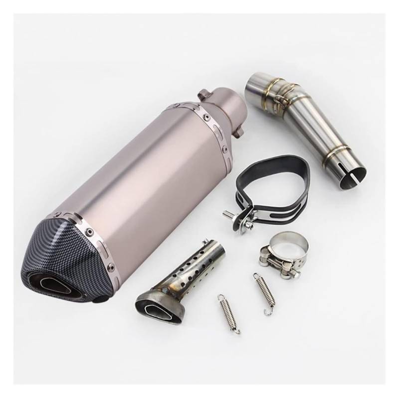 Motorrad Auspuff Tube Für NC700 NC700X NC750 NC750X NC750S Exhast Motorrad Escape Moto Slip-on Rohr Mittleren Link Auspuff Geändert DB Killer(7) von SCBSTKBGGW