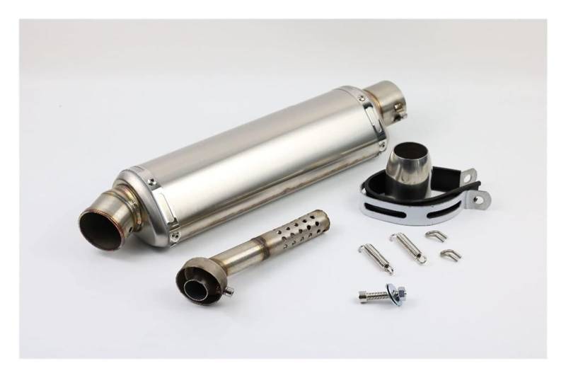Motorrad Auspuff Tube Für Schalldämpfer 100 Cc-100 0 Cc Universal 38 MM-51 MM Motorrad Schalldämpfer ATV Pit Dirt Motorrad Roller Auspuffrohr(3) von SCBSTKBGGW