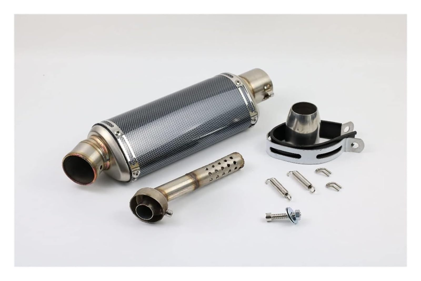 Motorrad Auspuff Tube Für Schalldämpfer 100 Cc-100 0 Cc Universal 38 MM-51 MM Motorrad Schalldämpfer ATV Pit Dirt Motorrad Roller Auspuffrohr(8) von SCBSTKBGGW