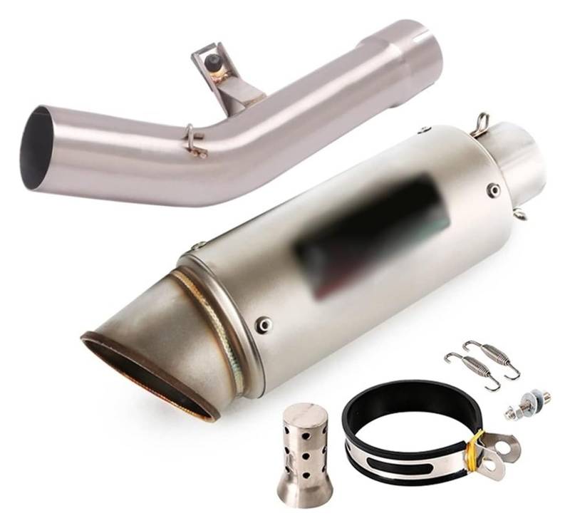 Motorrad Auspuff Tube Für Suzuki GSF650 GSX650F 2007-2016 51mm Motorrad System Mid Connect Link Slip On Schalldämpfer Auspuffrohr(6) von SCBSTKBGGW
