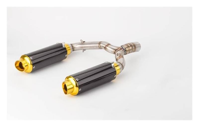 Motorrad Auspuff Tube Für Suzuki GSR400 GSR600 BK400 BK600 Motorrad Modifizierte Auspuffanlage Mit Mittlerem Verbindungsrohr(4) von SCBSTKBGGW