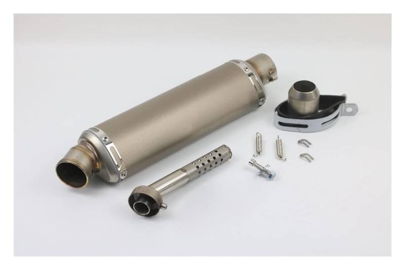 Motorrad Auspuff Tube Für Universal 38 MM-51 MM Motorrad Schalldämpfer Rohr ATV Pit Dirt Motorrad 100 Cc-100 0 Cc Roller Schalldämpfer Auspuffrohr(6 q) von SCBSTKBGGW