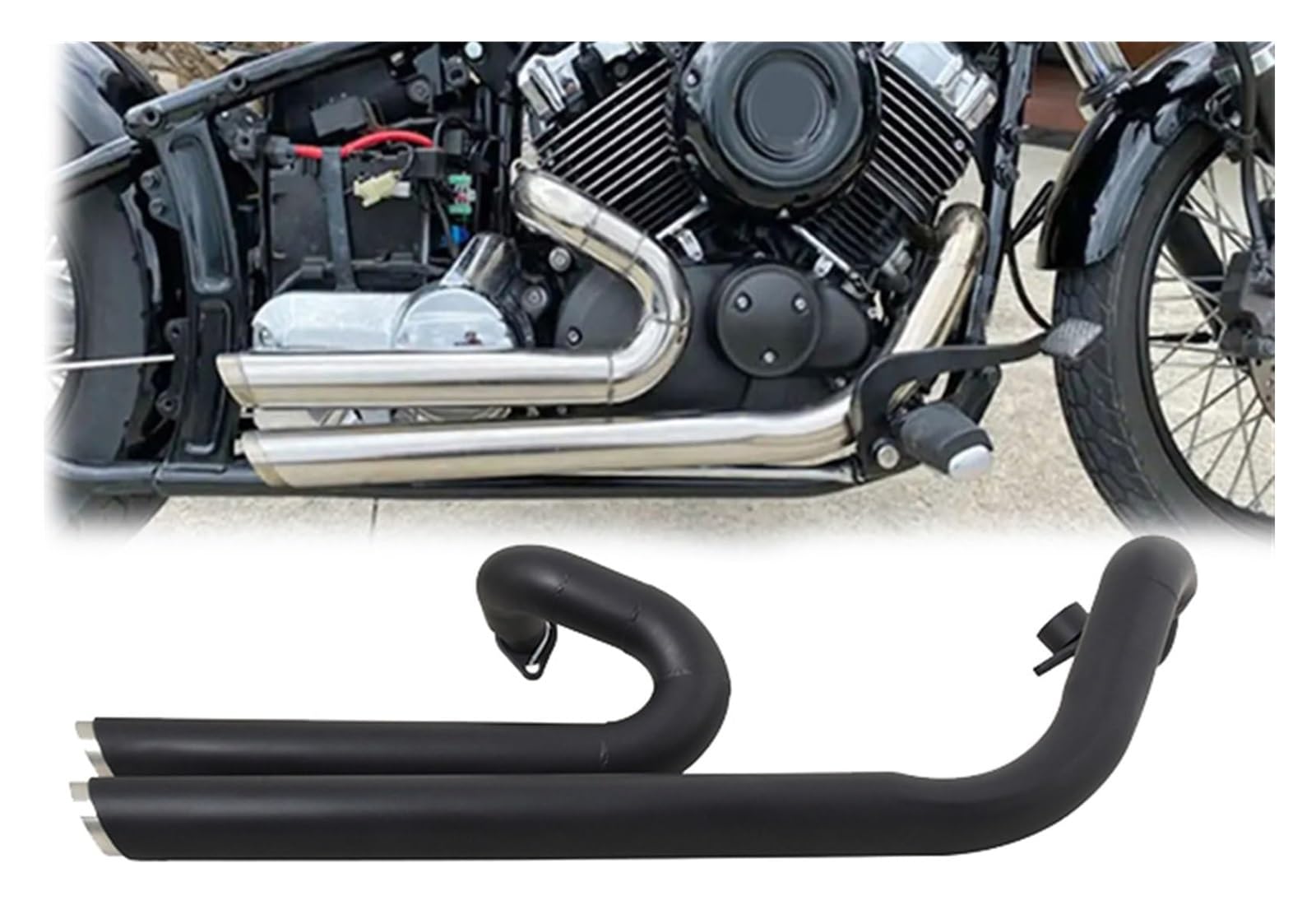 Motorrad Auspuff Tube Für XVS650A XVS 650A Classic 1998 1999 2000-2010 Full Link Pipe Escape Schalldämpfer Auspuff Motorradauspuffanlagen Motorrad Auspuff Tube Für XVS650A XVS 650A Classic 1998 1999 2000-2010 Full Link Pipe Escape Schalldämpfer Auspuff Motorradauspuffanlagen von SCBSTKBGGW