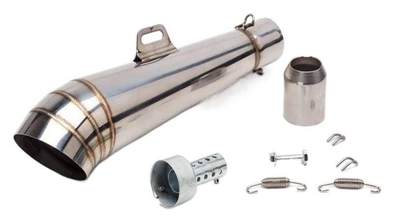 Motorrad Auspuff Tube Für Y&AMAHA FZ1 R6 R15 Universal 51mm Motorrad Schalldämpfer Endschalldämpfer Auspuffrohr(1) von SCBSTKBGGW