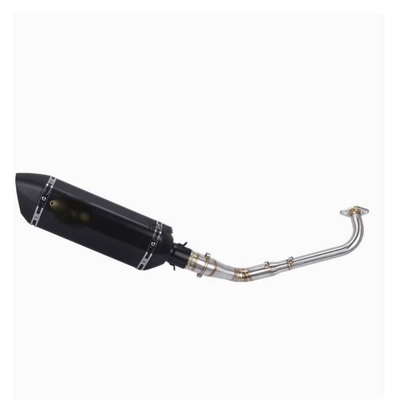Motorrad Auspuff Tube Für Y&AMAHA Für NMAX 125 155 NMAX155 NMAX125 Motorrad Slip-On Komplettsystem Modifiziertes Vorderes Mittelverbindungs-Auspuffrohr(6) von SCBSTKBGGW