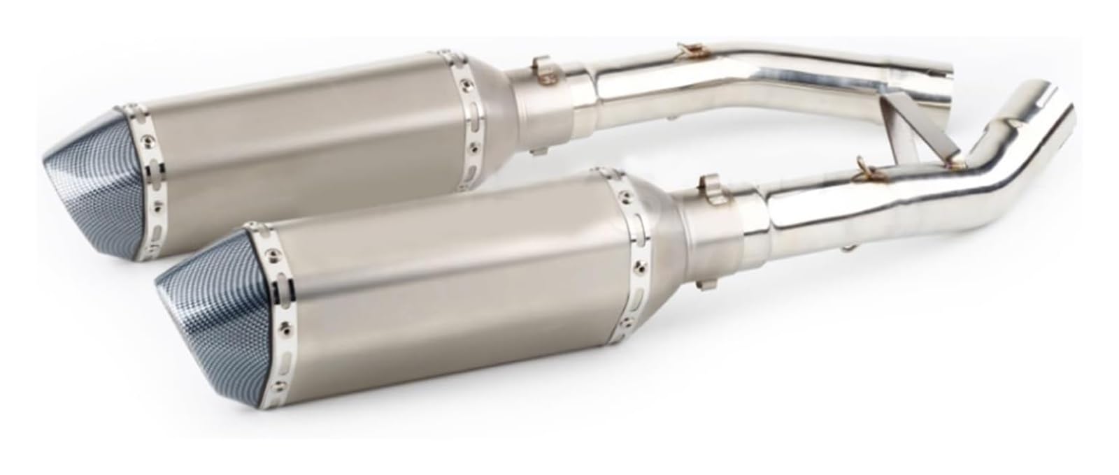 Motorrad Auspuff Tube Für Y&amaha FJR1300 FJR 1300 2001-2020 Escape Slip-On-Auspuffschalldämpfer Mit Mid Link Pipe Motorradauspuff(Version G) von SCBSTKBGGW