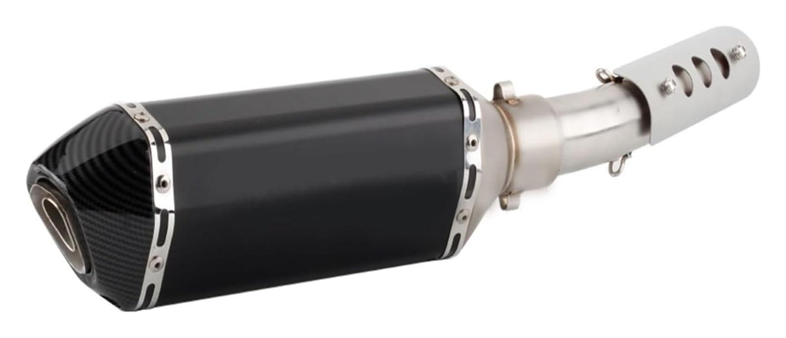 Motorrad Auspuff Tube Für Y&amaha Für Tenere 700 2019 2020 2021 2022 2023 XTZ690 XTZ700 T700 Escape Motorradauspuff Slip-On Mit Mid Link Pipe(Version H) von SCBSTKBGGW
