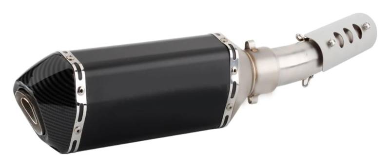 Motorrad Auspuff Tube Für Y&amaha Für Tenere 700 2019 2020 2021 2022 2023 XTZ690 XTZ700 T700 Escape Motorradauspuff Slip-On Mit Mid Link Pipe(Version H) von SCBSTKBGGW