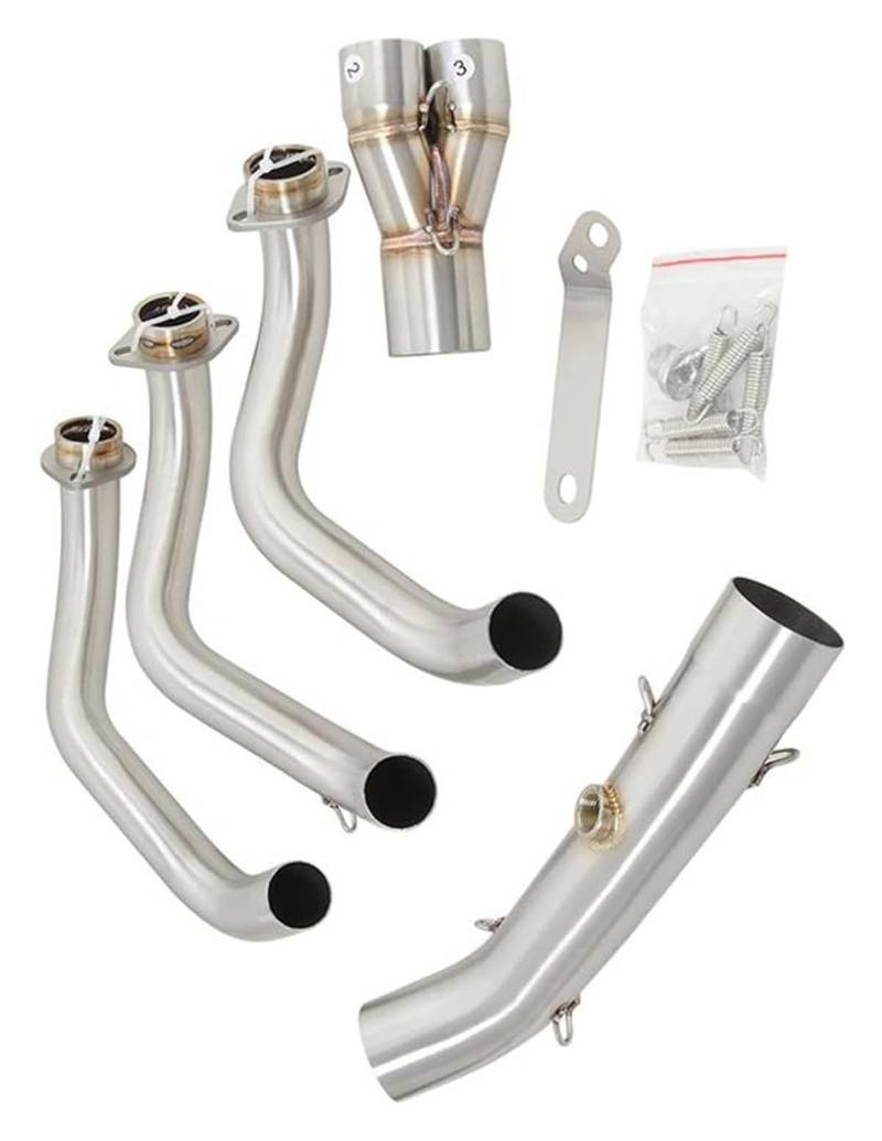 Motorrad Auspuff Tube Für Y&amaha Für Tracer 900 2015 2016 2017 2018 2019 2020 Motorradauspuff Modifizieren Sie Den Auspuff 51MM Escape Front Link Pipe von SCBSTKBGGW
