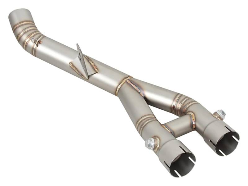 Motorrad Auspuff Tube Für Y&amaha MT10 MT 10 2015 2016 2017 2018 2019 2020 2021 Motorradauspuff Slip-On-Fluchtsysteme Mid Link-Anschluss 60 Mm von SCBSTKBGGW