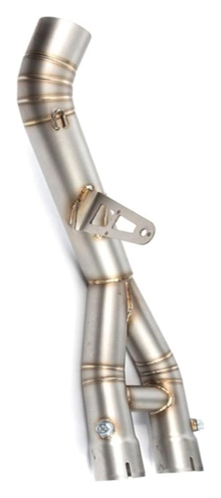 Motorrad Auspuff Tube Für Y&amaha Mt10 R1 YZF-R1 MT-10 FZ-10 2015-2020 Motorradauspuff Modifiziertes Rohr Escape Moto Front Mid Link Tube Slip-On(Multi-Colored B) von SCBSTKBGGW