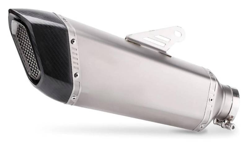 Motorrad Auspuff Tube Für Y&amaha R6 R15 NMAX155 MT07 Universal 51mm 60mm Auspuff Escape Modifizierter Motorradschalldämpfer DB Killer Motorradauspuff(60mm) von SCBSTKBGGW