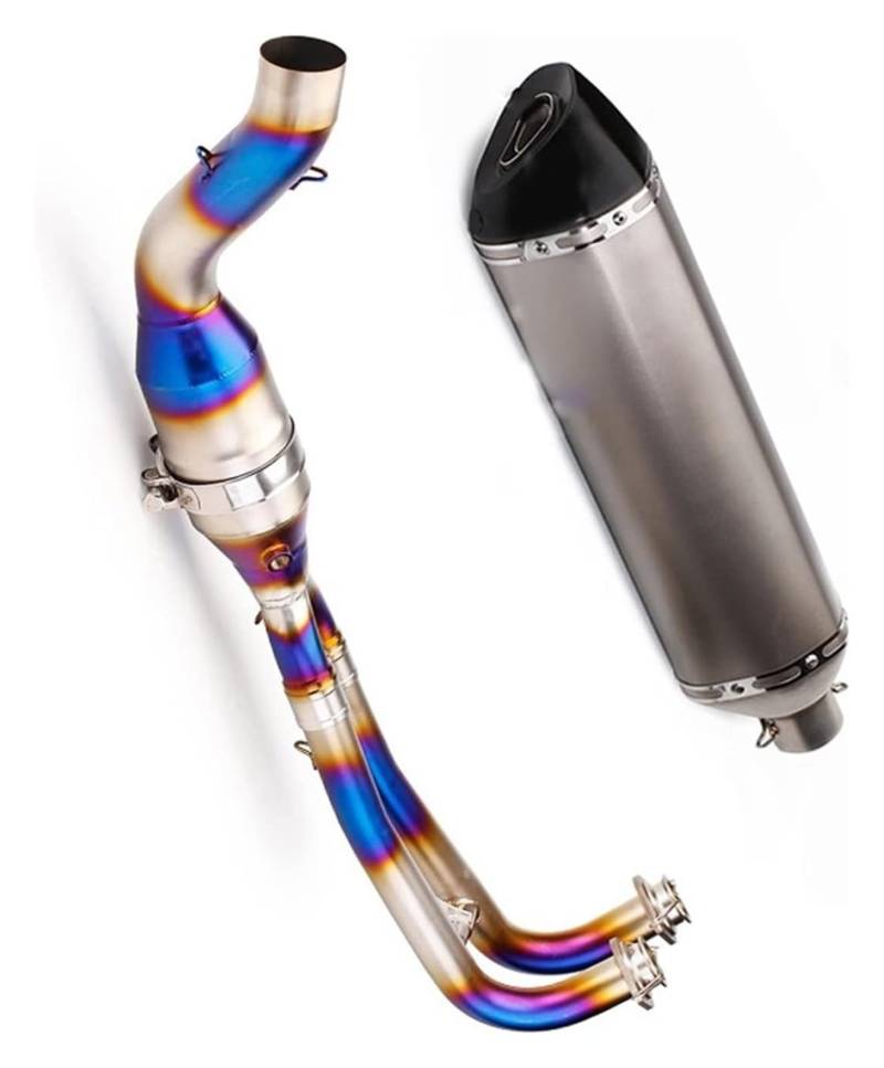 Motorrad Auspuff Tube Für Y&amaha T-max T MAX 500 530 560 Tmax530 Tmax560 2017 2018 2019 2020 2021 Auspuff Motorrad Vollsystem Fluchtschalldämpfer(B2) von SCBSTKBGGW