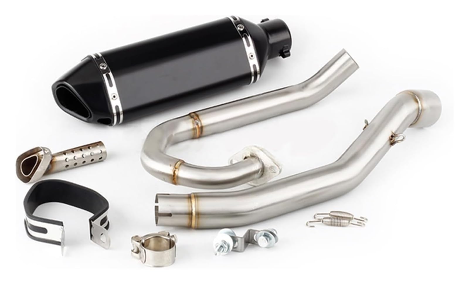 Motorrad Auspuff Tube Für Y&amaha WR125R WR 125 R 2009-2017 Escape Motorradauspuff Slip-On-Schalldämpfer Mit Header-Verbindungsrohr(Version B) von SCBSTKBGGW