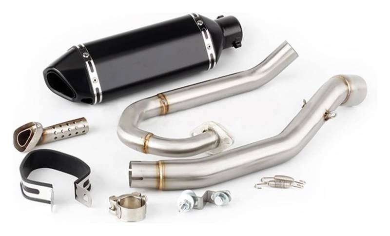 Motorrad Auspuff Tube Für Y&amaha WR125R WR 125 R 2009-2017 Escape Motorradauspuff Slip-On-Schalldämpfer Mit Header-Verbindungsrohr(Version B) von SCBSTKBGGW