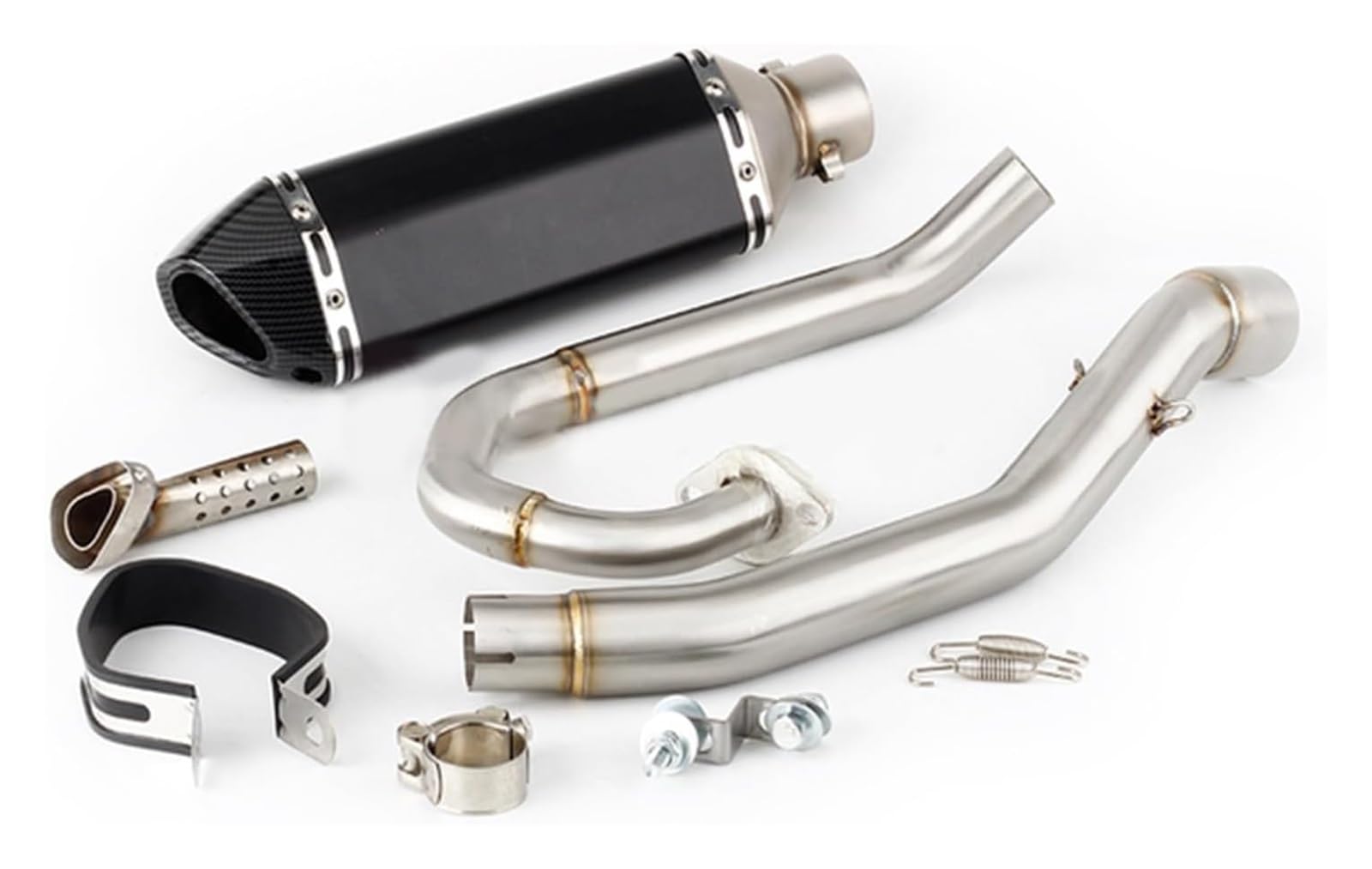 Motorrad Auspuff Tube Für Y&amaha WR125R WR 125 R 2009-2017 Escape Motorradauspuff Slip-On-Schalldämpfer Mit Header-Verbindungsrohr(Version C) von SCBSTKBGGW