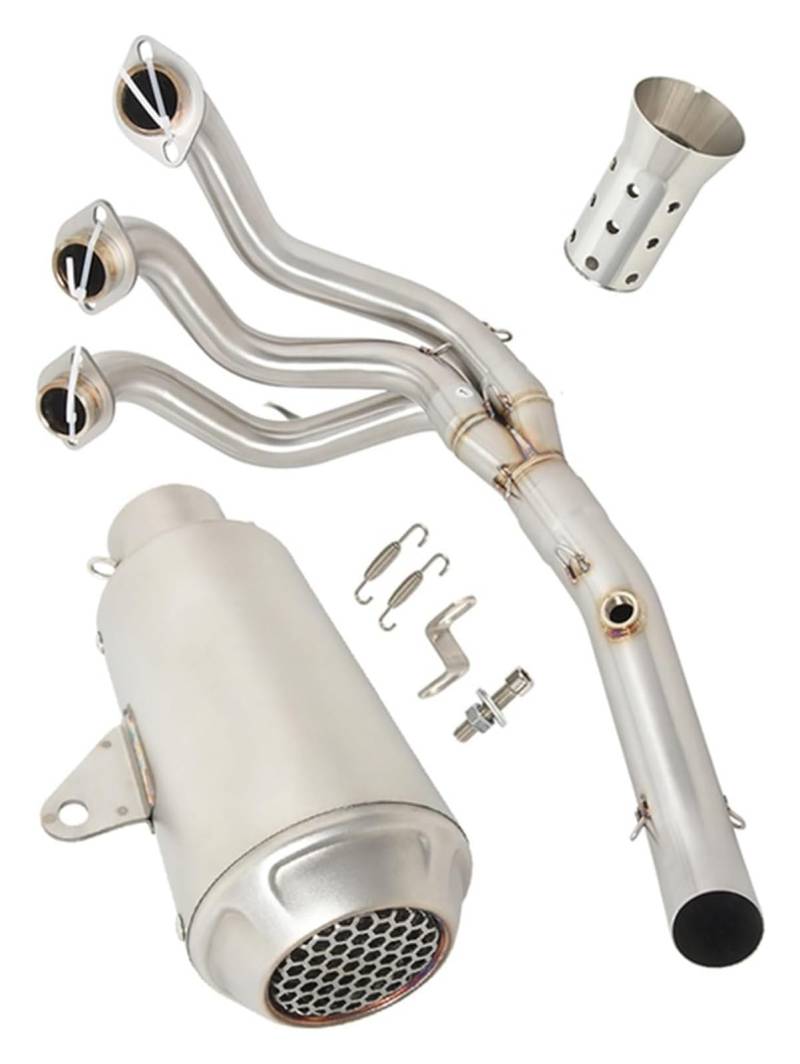 Motorrad Auspuff Tube Für Y&amaha XSR900 XSR 900 2015 2016 2017 2018 2019 2020 2021 Motorradauspuff Flucht Vollsystem Front Link Pipe DB Killer(Type C) von SCBSTKBGGW